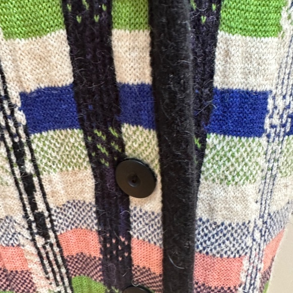 Aldo Martins Multi-Coloured Wool 'Shanley' Sweater Coat in - Picture 12 of 14